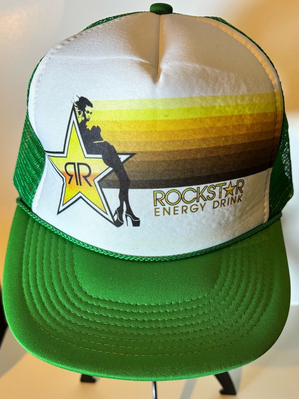 Rockstar Energy Drink Foam & Mesh Trucker Hat Snapback Nissun